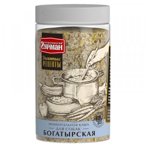 Четвероногий гурман Золотые рецепты Богатырская каша для собак - 300 г