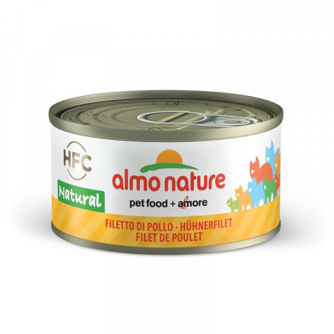 Almo Nature Legend Adult Cat Chicken Fillet консервированный корм с цельными кусочками куриного филе в бульоне для взрослых кошек - 70 г