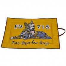 Собака Стив лежак-одеяло для собак синий/оранжевый 60*80 см 1 ш