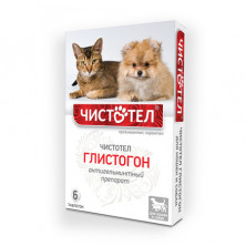Чистотел Таблетки антигельминтные для кошек и собак - 6 таблеток