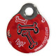 Rogz ID Tag Small Red Bone S адресник пластиковый готовый к пользованию, красный, 27 мм
