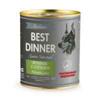 Best Dinner Exclusive Gastro Intestinal консервы для собак при проблемах пищеварения с ягненком и сердцем - 0,34 кг