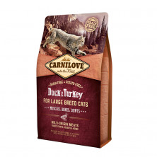 Carnilove Duck & Turkey for Large Breed Cats для взрослых кошек крупных пород с мясом утки и индейки - 6 кг