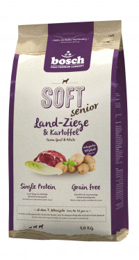 Bosch Soft Senior с козлятиной и картофелем полувлажный корм для пожилых собак 1 кг