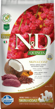 Farmina N&D Dog Grain Free quinoa skin & coat venison корм для собак здоровая кожа и шерсть с олениной и киноа - 7 кг