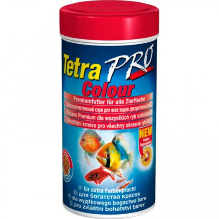 Корм Tetra Pro Color Crisps чипсы для улучшения окраса всех декоративных рыб - 250 мл 55 г