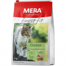 Сухой корм Mera Finest Fit Outdoor для активных и гуляющих на улице кошек с курицей 4 кг