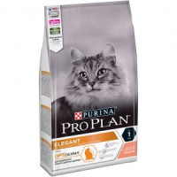 Pro Plan Cat Adult Elegant сухой корм для взрослых кошек для кожи и шерсти с лососем - 1,5 кг