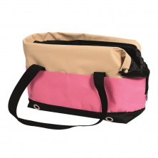 Nobby Salta Переноска-сумка 40х22х28 см, бежевая/розовая