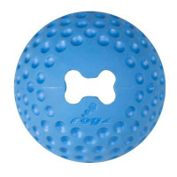 Игрушка для собак ROGZ Gumz M мяч из литой резины с отверстием для лакомства Синий - 64 мм
