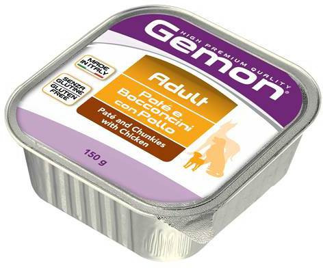 Gemon dog для собак паштет с кусочками индейки 150 г