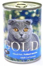 Nero Gold Adult Cat Formula Mixed Fish 810 г