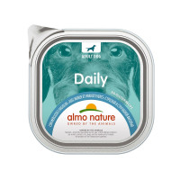 Almo Nature Daily Menu Adult Dog Cod & Green Beans консервы для взрослых собак с треской и стручковой фасолью - 300 г