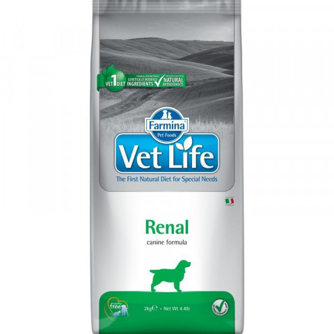 Farmina Vet life Dog Renal - 2 кг
