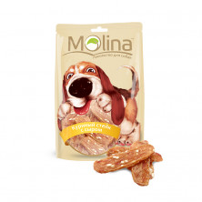 Molina для собак Куриный стейк с сыром, 80г