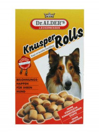 Лакомство Dr. Alder's Кнуспер Роллс для собак с говядиной 500 гр