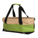 Nobby Salta Переноска-сумка 40х22х28 см, бежевая/зеленая