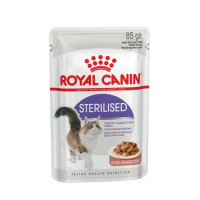 Royal Canin Sterilised паучи для стерилизованных кошек кусочки в соусе - 85 г
