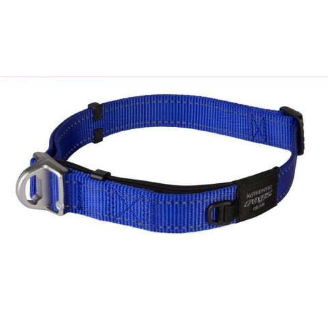 Rogz ошейник для собаки с магнитной пряжкой, 420-660 мм (обхват шеи), HBS25B, синий