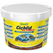 Tetra Cichlid XL корм для всех видов цихлид крупные хлопья - 10 л (ведро)
