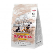 Savarra Light Cat Сухой корм для взрослых кошек с избыточным весом и стерилизованных с индейкой и рисом - 2 кг