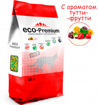 ECO Premium Тутти-фрутти наполнитель древесный - 20 л