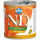 Влажный корм Farmina N&D для взрослых собак с тыквой и перепелом - 285 г
