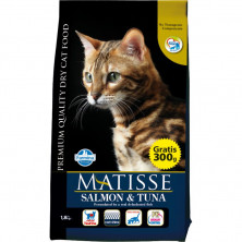 Сухой корм Farmina Matisse Salmon & Tuna для взрослых кошек с лососем и тунцом - 1,5 кг