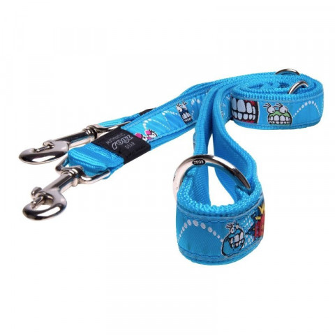 Поводок перестежка для собак ROGZ Fancy Dress XL-25мм 1,8 м (Голубой) 1 ш