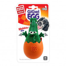 GiGwi игрушка для собак Крокодил неваляшка с пищалкой