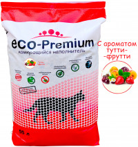 ECO Premium Тутти-фрутти наполнитель древесный - 55 л