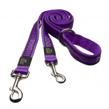 Поводок перестежка для собак ROGZ Fancy Dress M-16мм 1,8 м (Фиолетовый) 1 ш