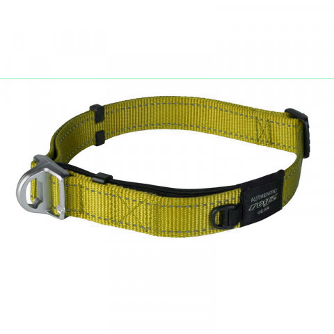 Rogz ошейник для собаки с магнитной пряжкой, 420-660 мм (обхват шеи), HBS25H, неоновый желтый