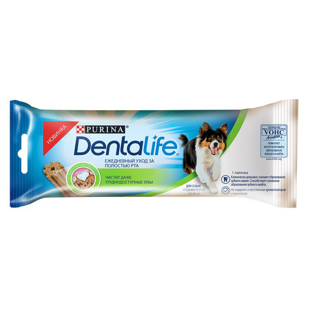 Purina DentaLife лакомство для собак средних пород - 23 г