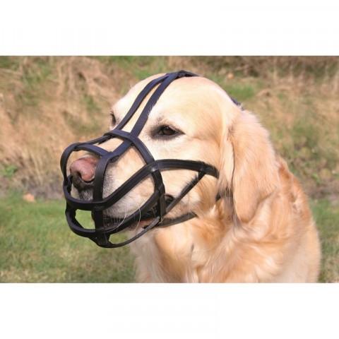 Trixie Намордник, размер XL, 29/24см, кожа, чёрный