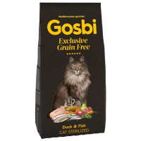 Gosbi Exclusive Grain Free корм для кошек кастрированных с уткой и рыбой - 2 кг