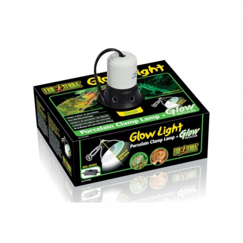 Exo Terra светильник навесной для ламп накаливания до 100 Вт Glow Light диам 14 см (PT2052)