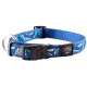 Ошейник для собак ROGZ Fancy Dress XL-25мм 430-700 мм (Синий HB02CD)