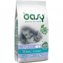 Oasy Dry Cat Adult Tuna сухой корм для взрослых стерилизованных кошек с тунцом - 300 г