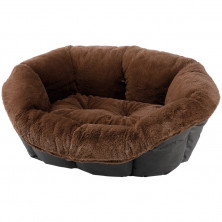 Ferplast Spare Sofa запасная подушка для лежака для средних и крупных собак, коричневая размер 10, 96х71х32 см