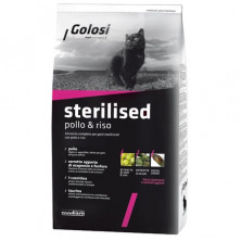 Golosi Cat Adult Sterilised сухой корм для стерилизованных кошек с курицей и рисом - 400 г