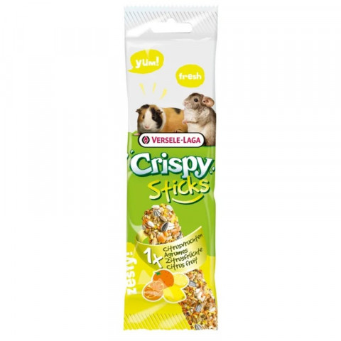 Versele-Laga палочка для морских свинок и шиншилл Crispy с цитрусовыми 1 шт 55 г 1 ш