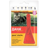 Apicenna Дана Ультра капли против эктопаразитов для кошек весом более 4 кг 1 ш