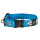 Ошейник для собак ROGZ Fancy Dress XXL-40мм  500-800 мм (Голубой HB04BX)