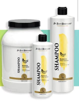 Iv San Bernard Traditional Line Banana Шампунь для шерсти средней длины 3 л