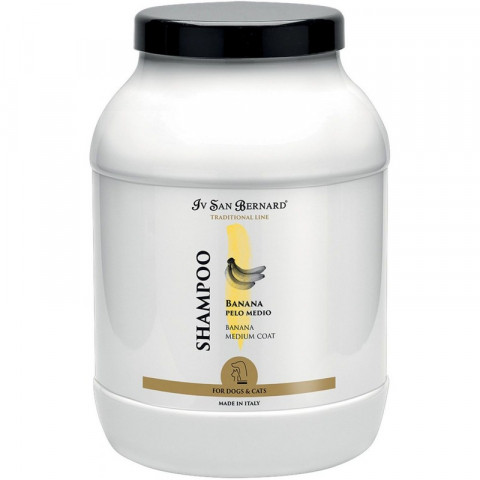 Iv San Bernard Traditional Line Banana Шампунь для шерсти средней длины 3 л