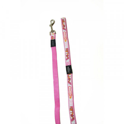 Rogz поводок для собак средних пород 140 см розовый 1 ш