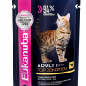 Влажный корм Eukanuba Adult Cat 1+ Years with Сhicken для взрослых кошек с кусочками курицы в соусе - 85 г