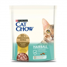 Сухой корм Purina Cat Chow для взрослых кошек, контролирует образование комков шерсти в ЖКТ - 400 г