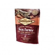 Carnilove Duck & Turkey for Large Breed Cats сухой корм для кошек крупных пород с уткой и индейкой - 400 г